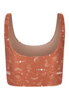TOP CROPPED SHINY BRUXONA DOURADA