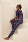 Macacão Lycra Princess Guepardo Purple