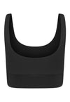 TOP CROPPED POWER SCULPT BLACK