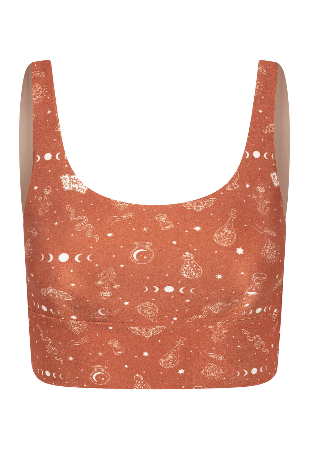 TOP CROPPED SHINY BRUXONA DOURADA