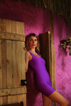 Macaquinho Lycra Purple