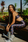 LEGGING SHINY STARS DARK MARINHO COFFEE