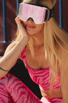 TOP CROPPED SHINY PINK SAVANA