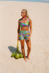 SHORTS CURTO SHINY ENERGIA CINTILANTE