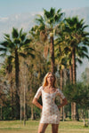 VESTIDO CURTO PRINCESS SOLARIS GOLDEN