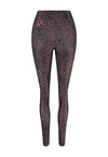 LEGGING SHINY BROWN WILD
