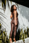 LEGGING ONÇA TROPICAL CLÁSSICA CASTANHO
