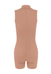 MACAQUINHO GOLA ALTA POWER SCULPT MOCHA