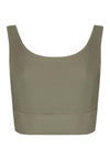TOP CROPPED LYCRA MATCHA