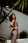TOP CROPPED ONÇA TROPICAL CLÁSSICA NUDE