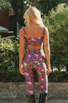 LEGGING SHINY MIDNIGHT GARDEN