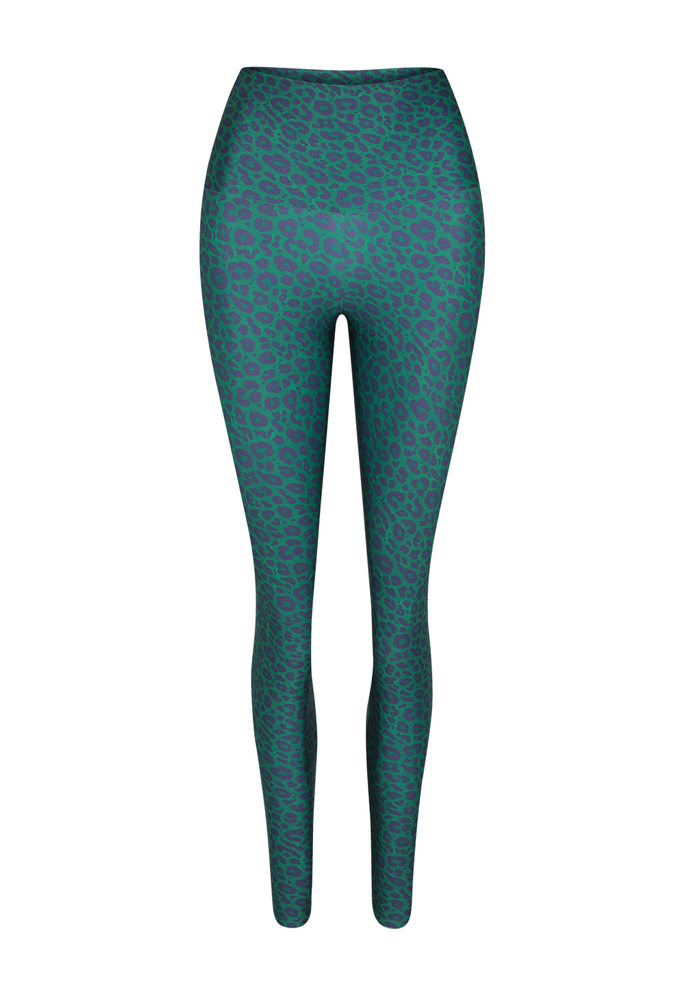LEGGING SHINY LEOPARD BLUE