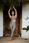 TOP CROPPED ONÇA TROPICAL OFF WHITE SELVA
