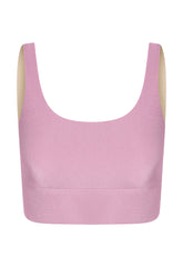 TOP CROPPED LYCRA MALVA