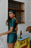 MACAQUINHO SHINY PRINCESS LEOPARD BLUE