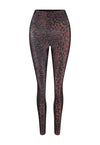 LEGGING SHINY BROWN WILD