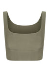 TOP CROPPED LYCRA MATCHA