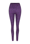 LEGGING LYCRA  ONÇA  VIOLETA CASTANHO
