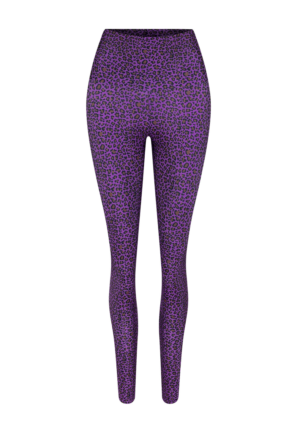 LEGGING LYCRA  ONÇA  VIOLETA CASTANHO