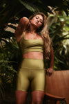 Shorts Curto Lycra Pistache