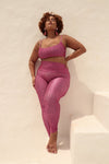 Legging Lycra Baby Onça Pink