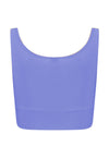 Top Cropped Lycra Lavanda