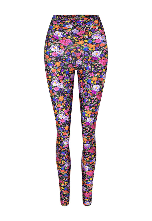 LEGGING SHINY MIDNIGHT GARDEN