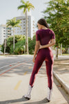 MACACÃO LYCRA NEW PRINCESS MALBEC