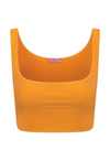 Top Cropped Lycra Damasco