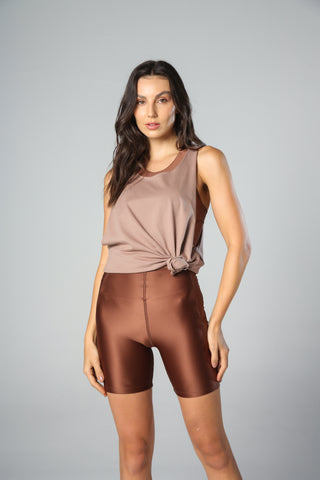 ESSENTIAL MOCHA TANK TOP