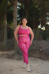 LEGGING SHINY PINK SAVANA