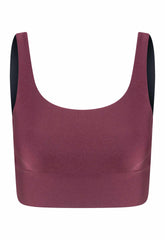 TOP CROPPED LYCRA MALBEC