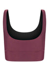 TOP CROPPED LYCRA MALBEC