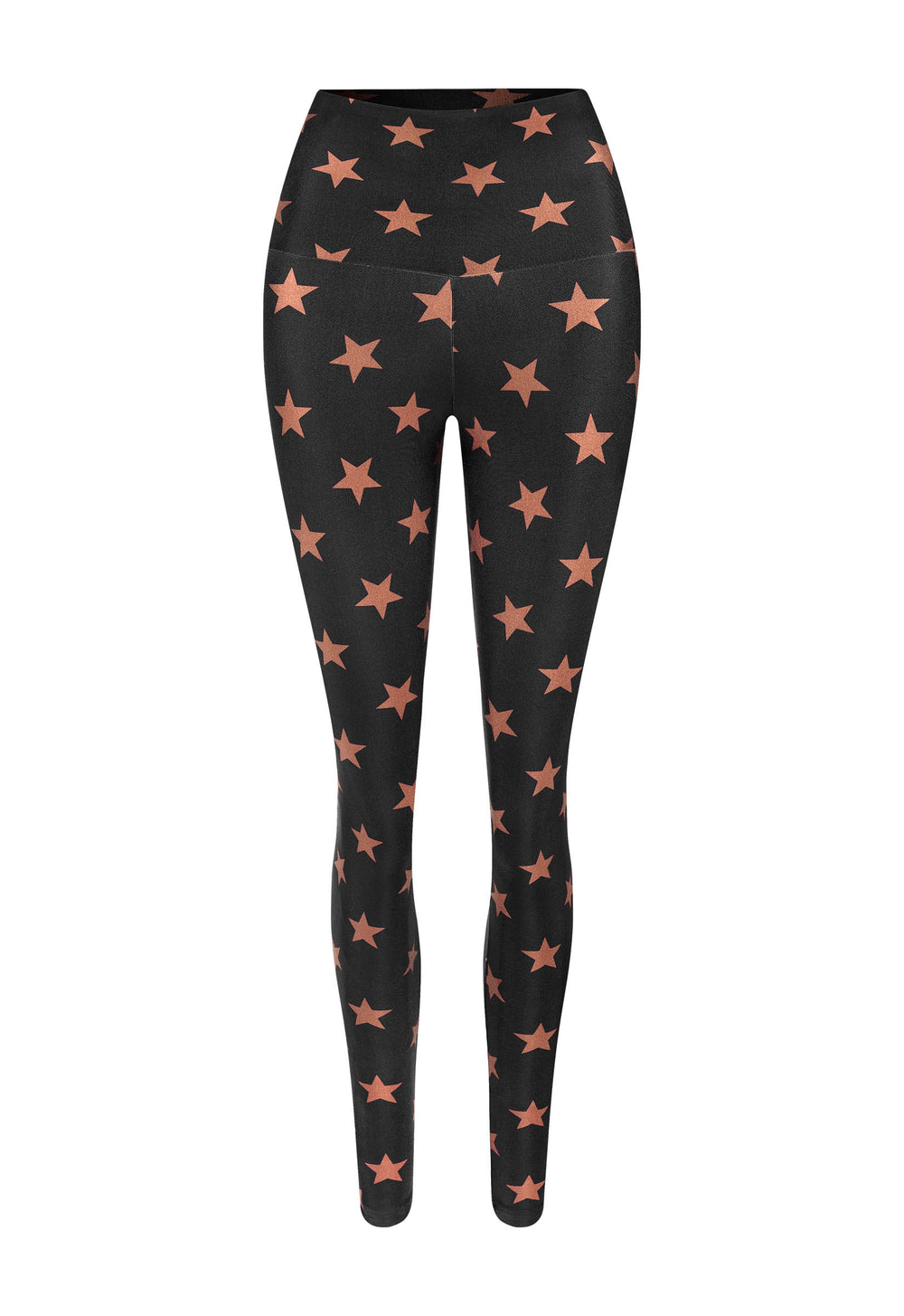 LEGGING LYCRA BLACK STARS BRONZE
