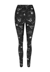 LEGGING SHINY CORAL NOIR