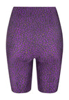 BERMUDA CICLISTA ONÇA VIOLETA CASTANHO