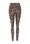 LEGGING SHINY SAHARA CATS BROWN