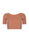 Top Cropped Lycra Princess Bronze