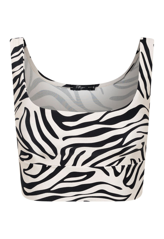 TOP CROPPED SHINY OFF SAVANA