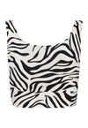 TOP CROPPED SHINY OFF SAVANA