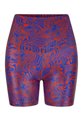 SHORTS CURTO CIRRÉ BORBOLETA PSICODÉLICA