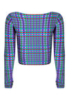 TOP CROPPED MANGA LONGA DEDINHO PIXEL