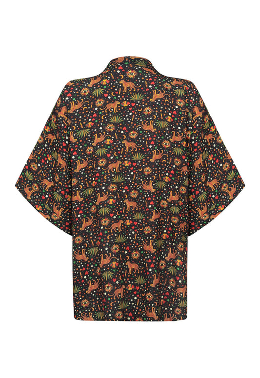 KIMONO VISCOSE SELVA MÍSTICA