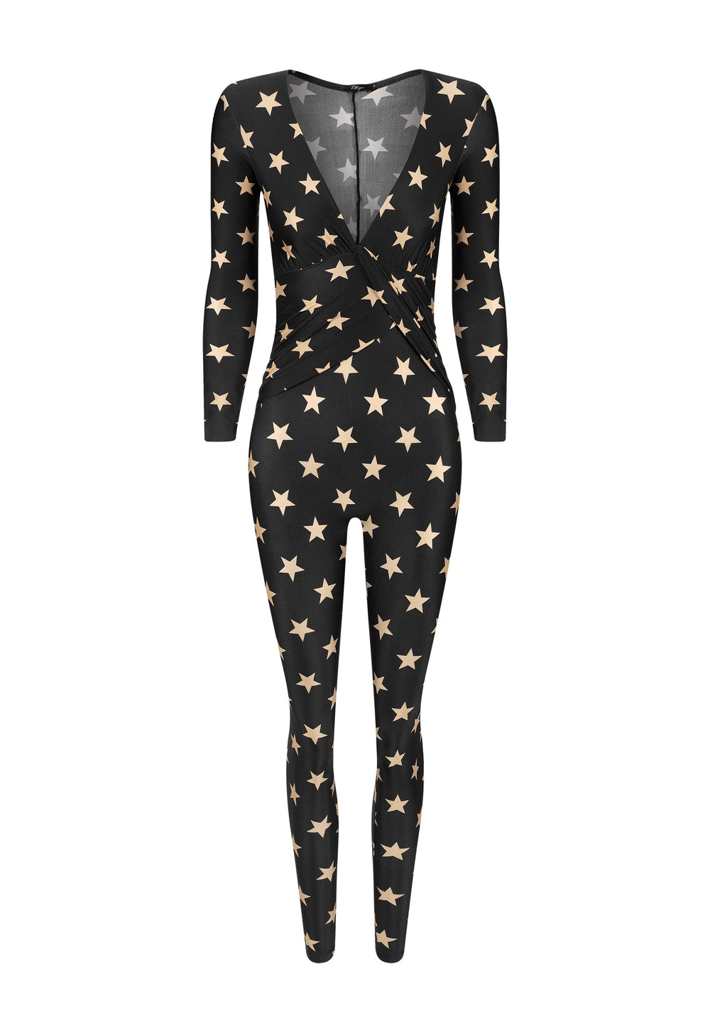 SHINY PHOENIX BLACK STARS OFF WHITE OVERALL