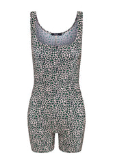 TROPICAL OFF WHITE JUNGLE LEOPARD OVERALL