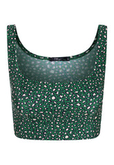 TOP CROPPED ONÇA TROPICAL SELVA OFF WHITE