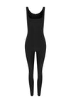 BLACK LYCRA OVERALL