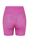 Shorts Curto Lycra Baby Onça Pink