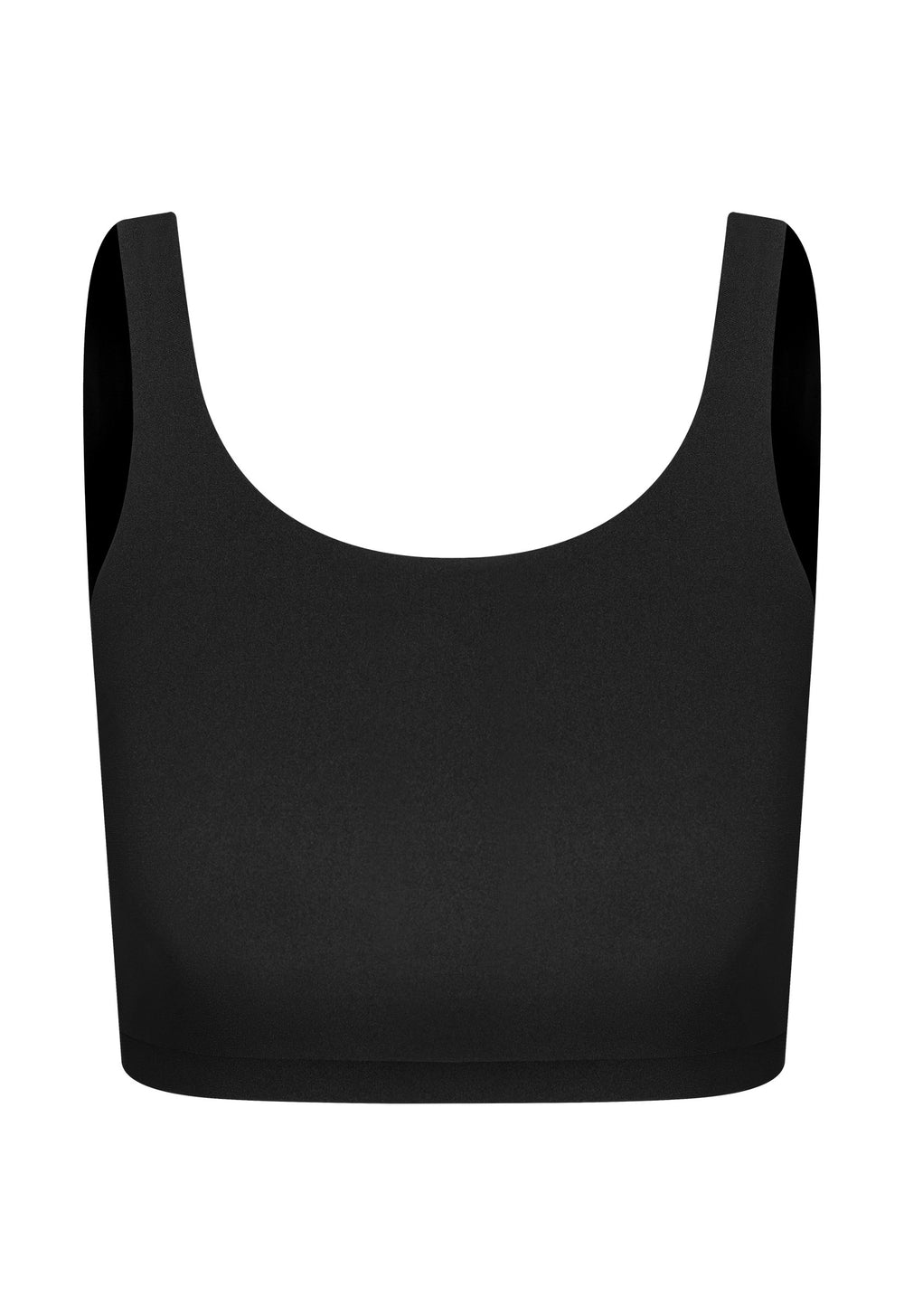 Black Lycra Crop Top
