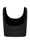 TOP CROPPED LYCRA PRETO
